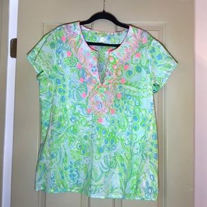 Cotton Lilly Pulitzer Blouse!